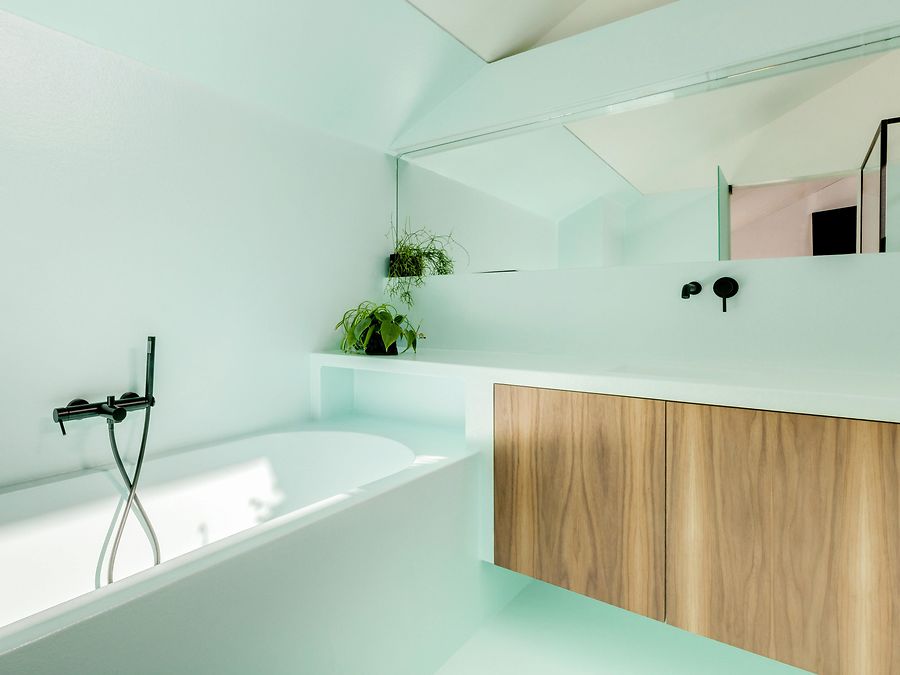 Badkamer NCS #0510-b70g (Chlorophyl groen)